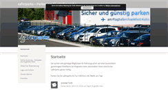 Desktop Screenshot of flughafen-parken.info
